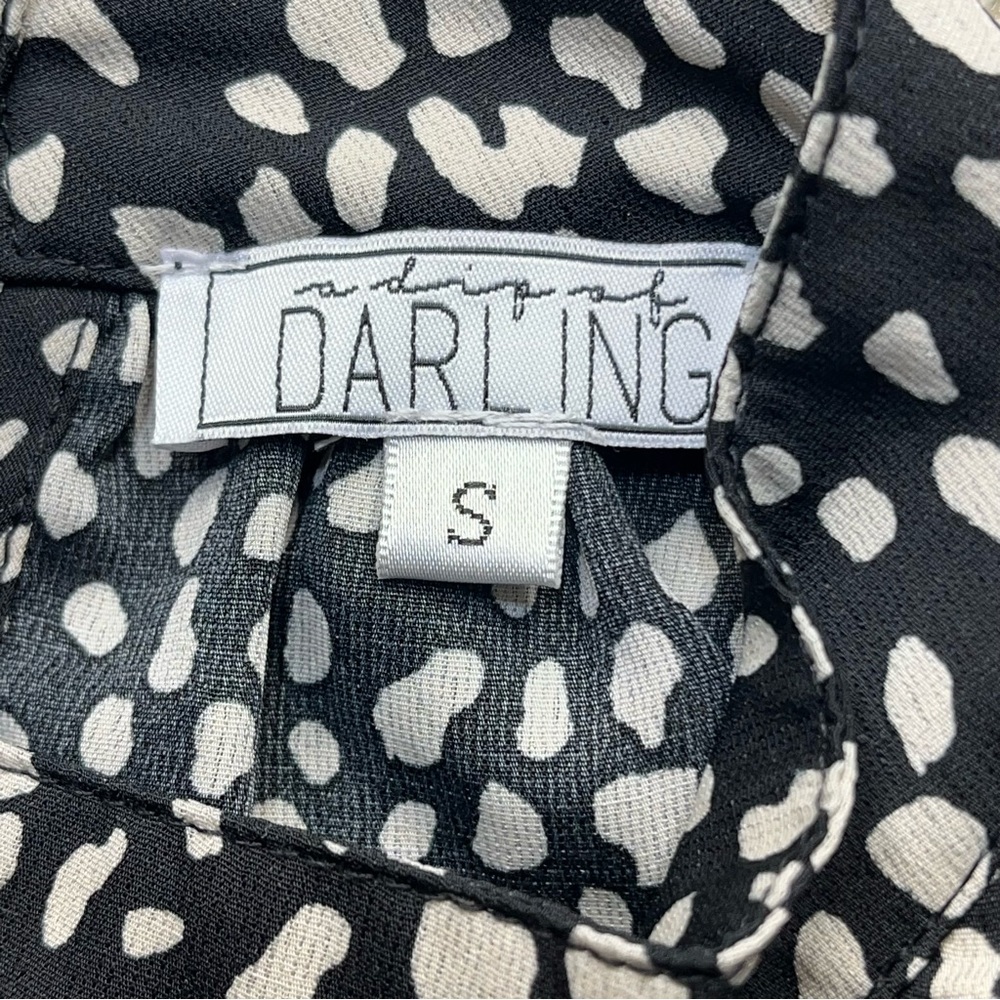 A Dip of Darling Animal Print High Neck Blouse - Picture 5 of 11